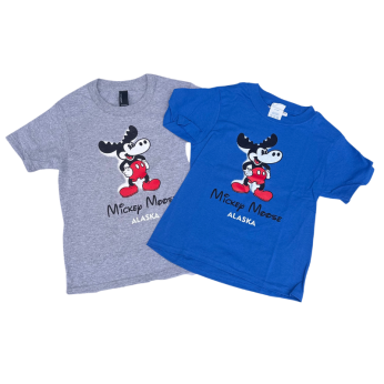 Mickey Moose Alaska Kids Tee