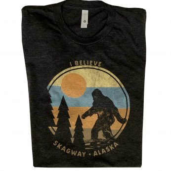 I Believe Sasquatch Circle Alaska T-Shirt