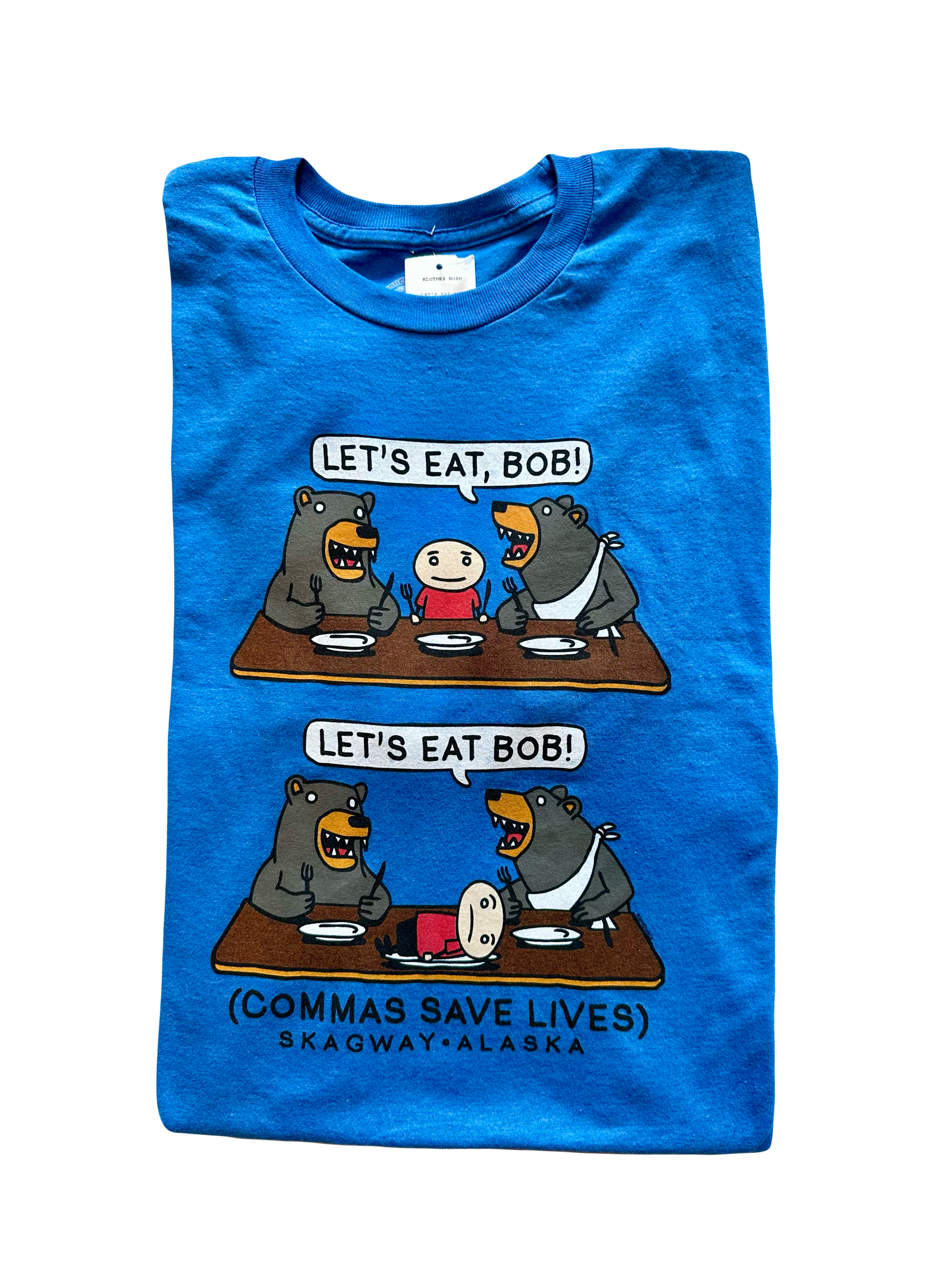 Commas Save Lives Skagway Alaska Tee