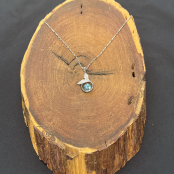 Glacier Whale Tail Necklace