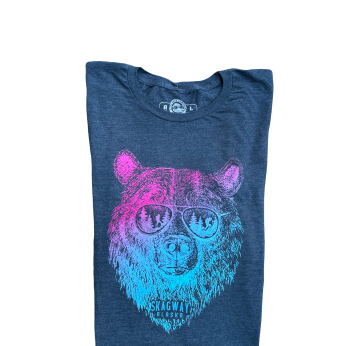 Sunglasses Bear Tee Skagway Alaska