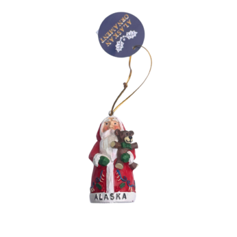 Alaska Santa Christmas Ornament