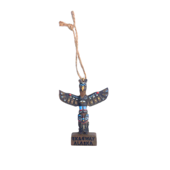 Skagway Alaska Totem Pole Ornament