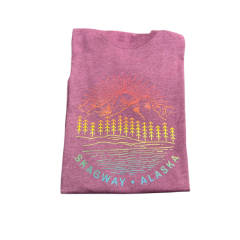 Sunrise Mountains Skagway Alaska Tee