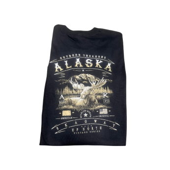 Alaska Vintage Moose Long Sleeve Shirt