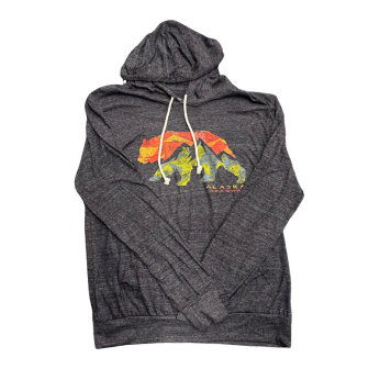 Alaska Mountain Bear Long-sleeve Hoodie