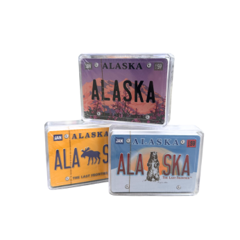 Alaska License Plate Playing Cards