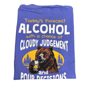 Pour Decisions Bear Tee