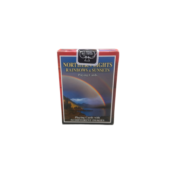 Northern Lights, Rainbows, and Sunsets Playing Cards